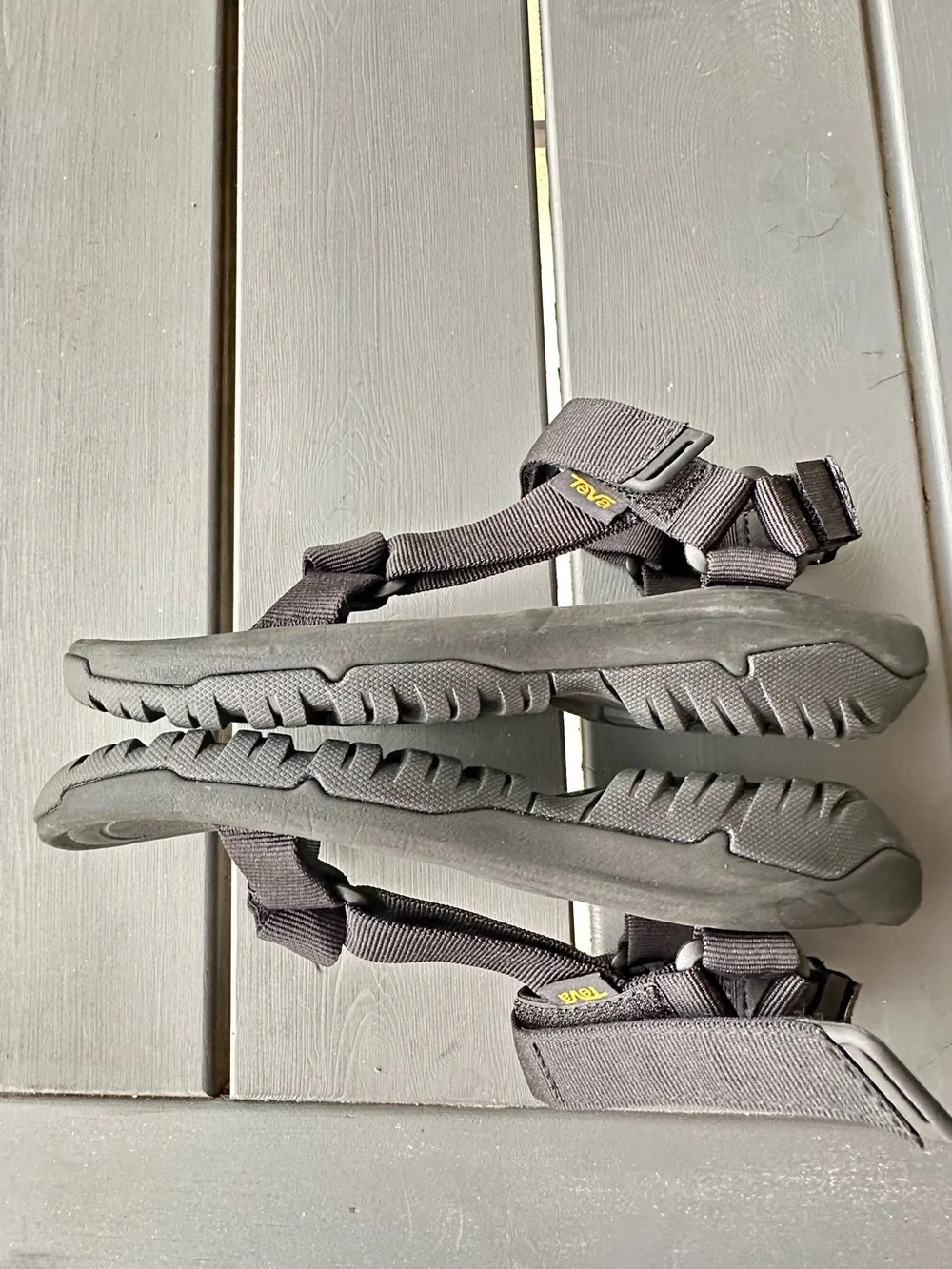 Teva Black Women's Adjustable Strap Sandals